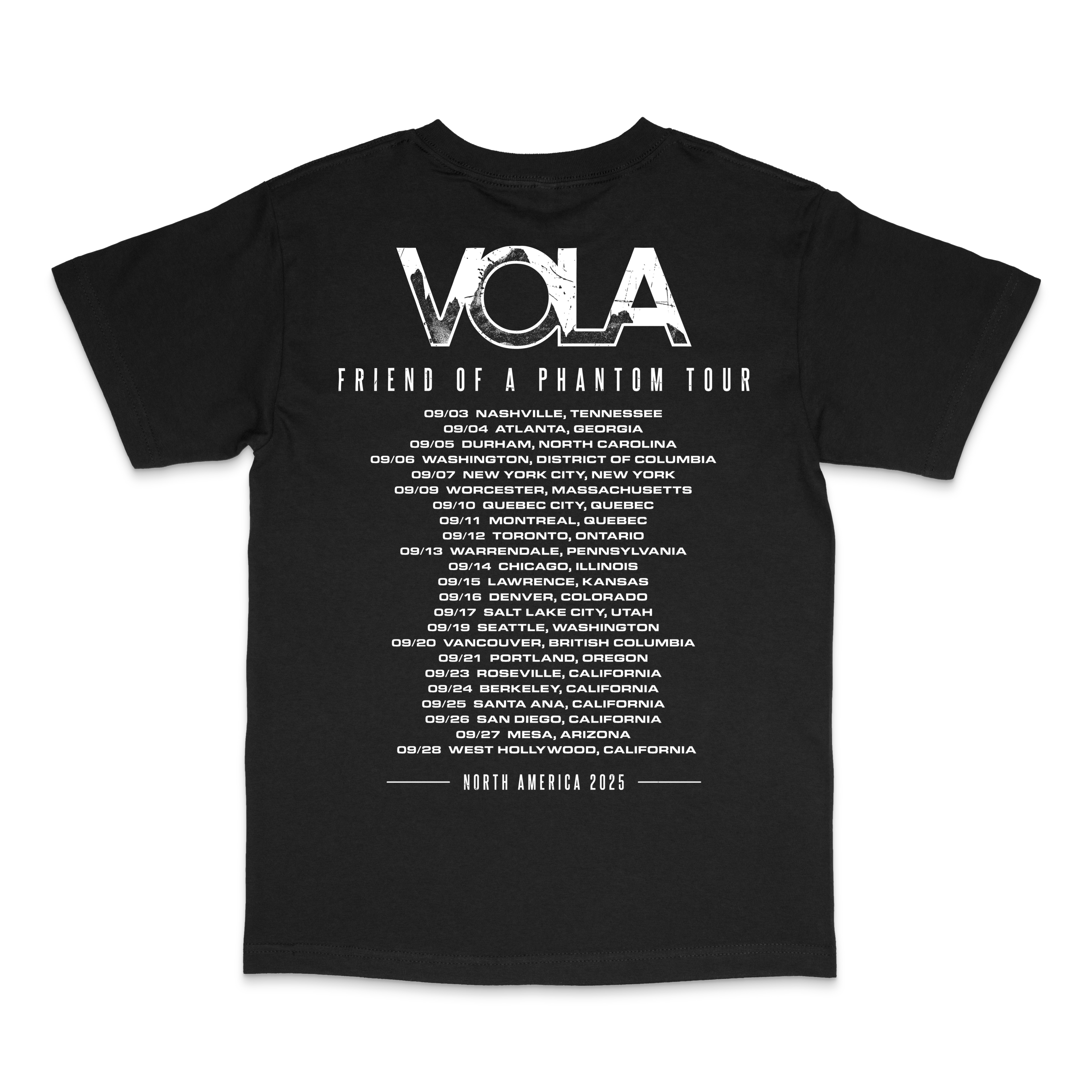 2025 Black Tour Tee